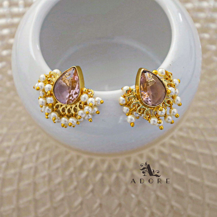 Ciriyac Glossy Cluster Pearl Earring