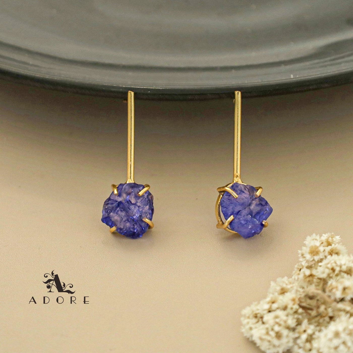 Dyed Lovely Lace Earring