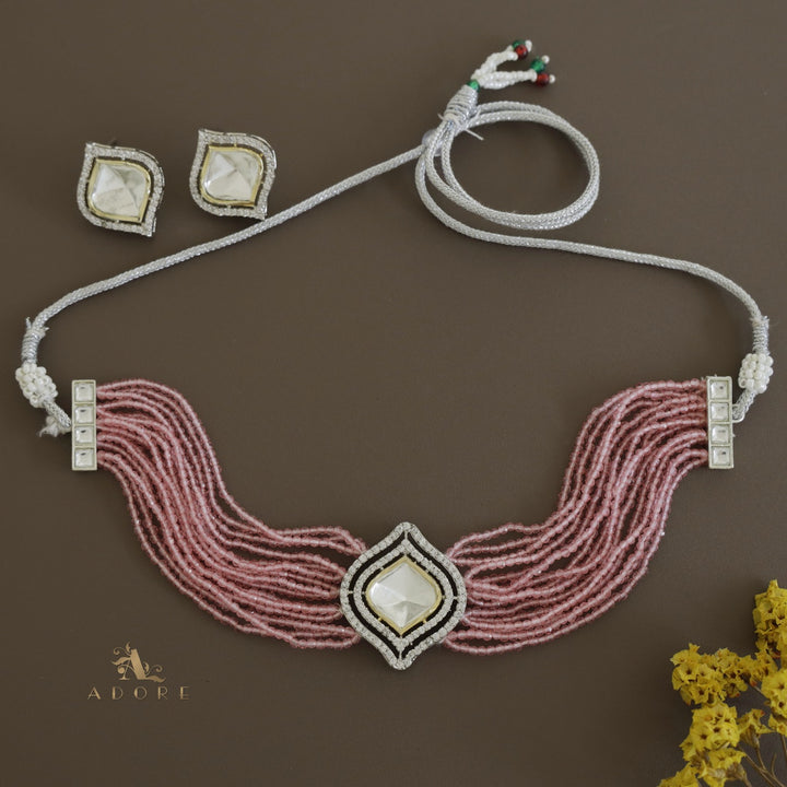 Varima Polki Kundan Choker With Earring