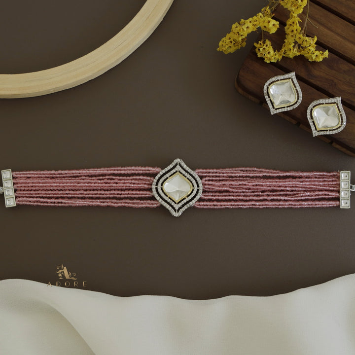 Varima Polki Kundan Choker With Earring