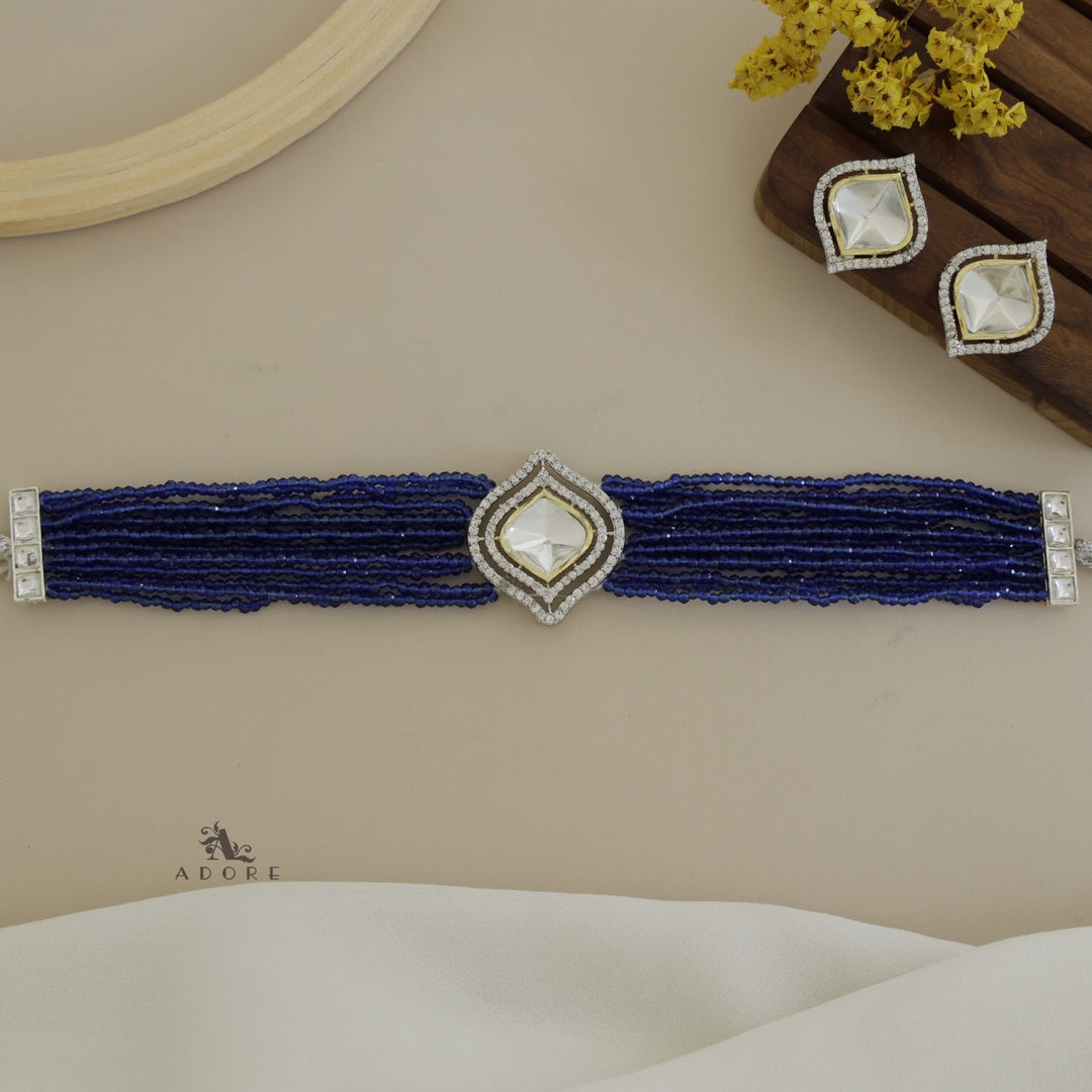 Varima Polki Kundan Choker With Earring