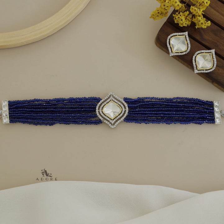 Varima Polki Kundan Choker With Earring