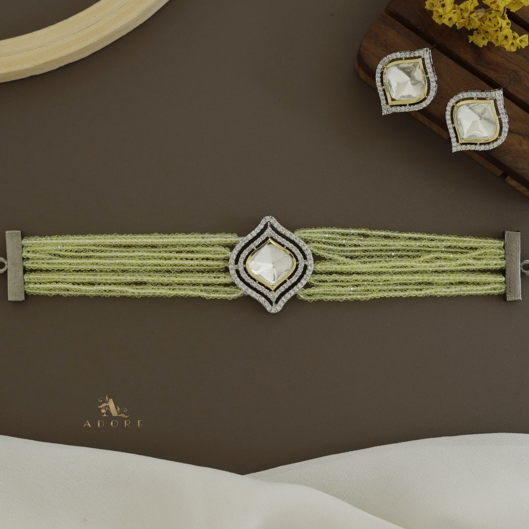 Varima Polki Kundan Choker With Earring