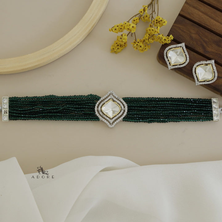 Varima Polki Kundan Choker With Earring