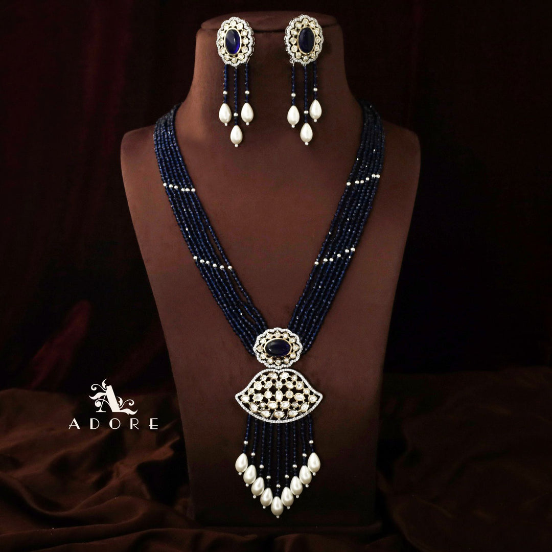 Saahana Long Neckpiece With Earring