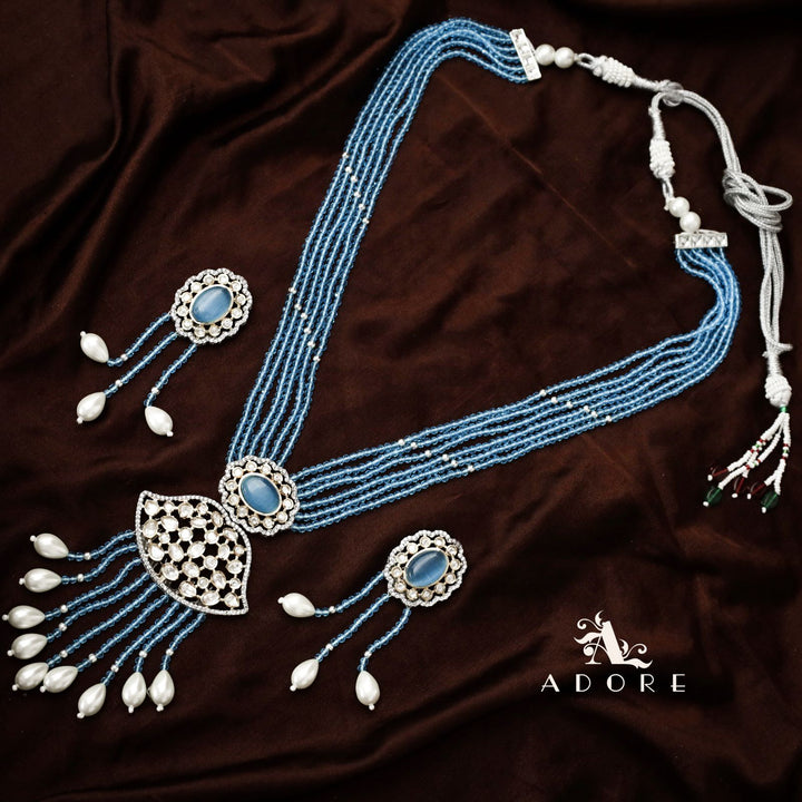 Saahana Long Neckpiece With Earring