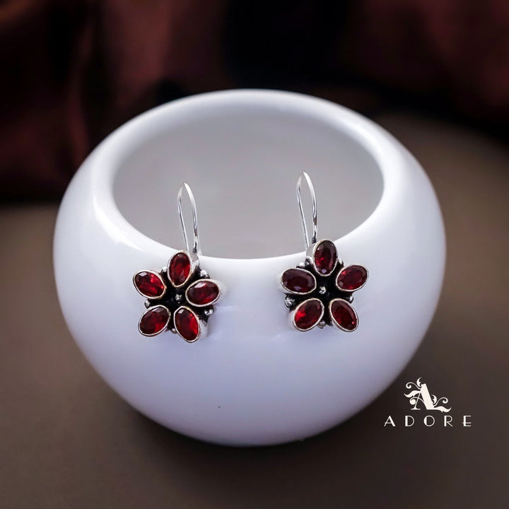 Pillan Flower Drop Earring