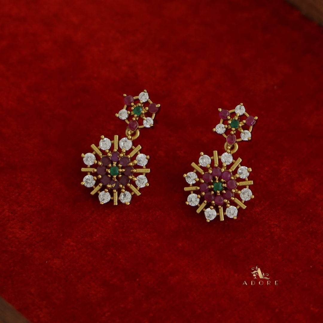 Mithrayana Short AD Neckpiece With Earring
