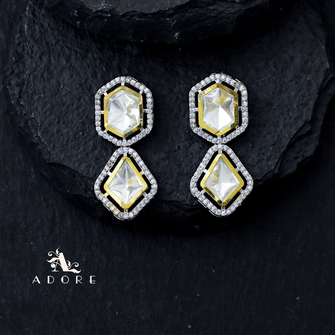 Kavitha Polki Kundan Neckpiece With Earring