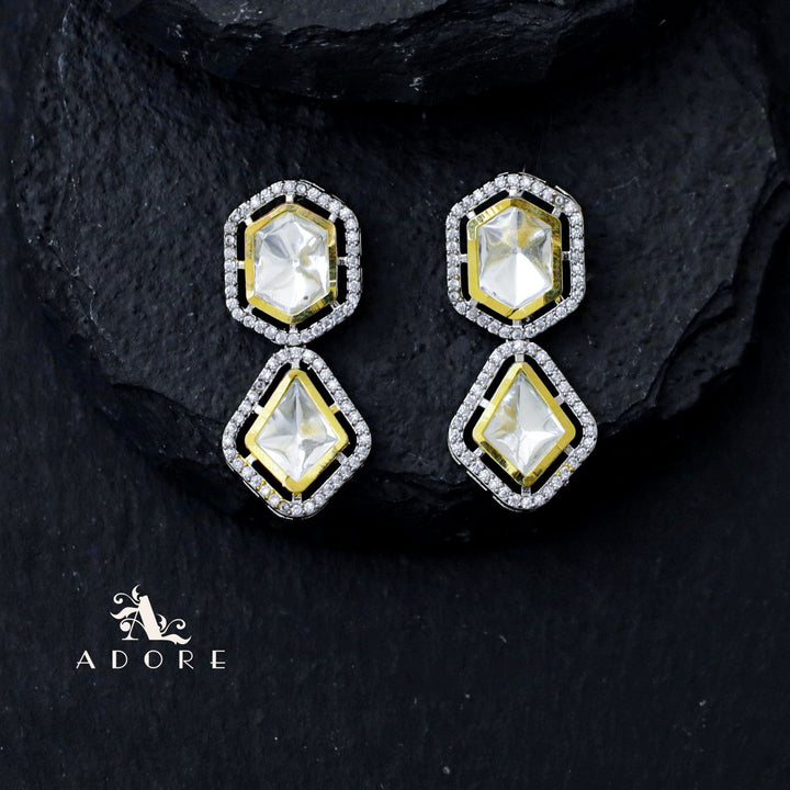 Kavitha Polki Kundan Neckpiece With Earring