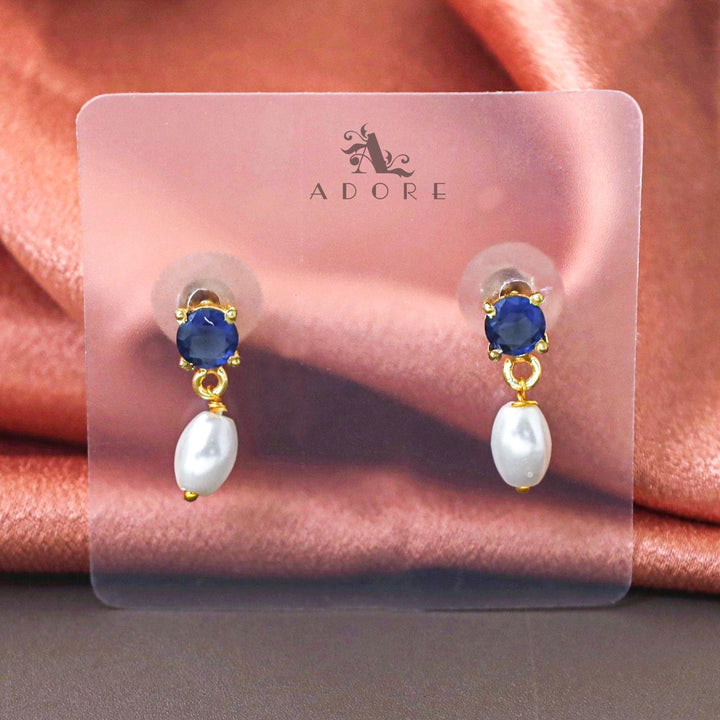 Romella Glossy Round Pearl Earring