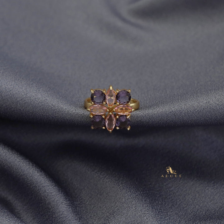 Floral Radiant Ring (Adjustable)