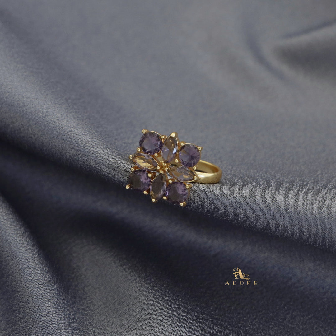 Floral Radiant Ring (Adjustable)