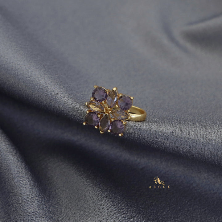 Floral Radiant Ring (Adjustable)