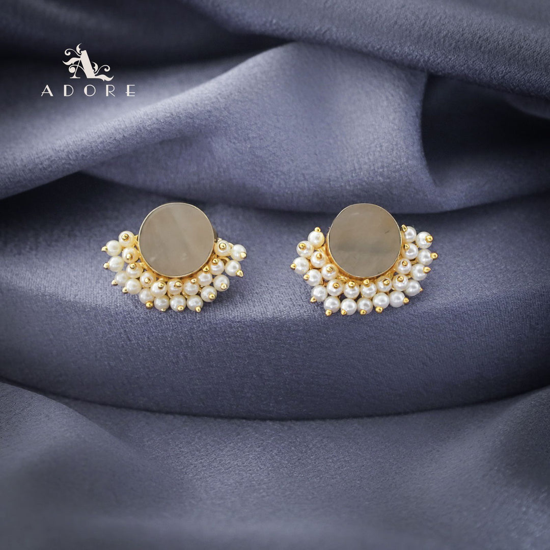 Half Pearls Stud