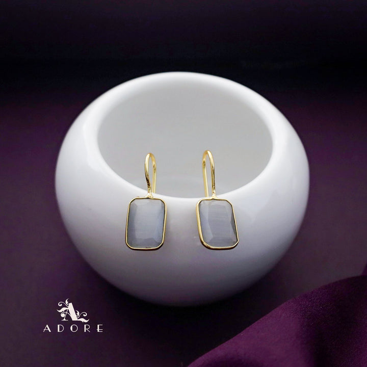 Cercel Rectangle Glossy Drop