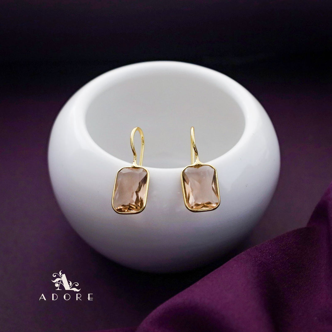 Cercel Rectangle Glossy Drop