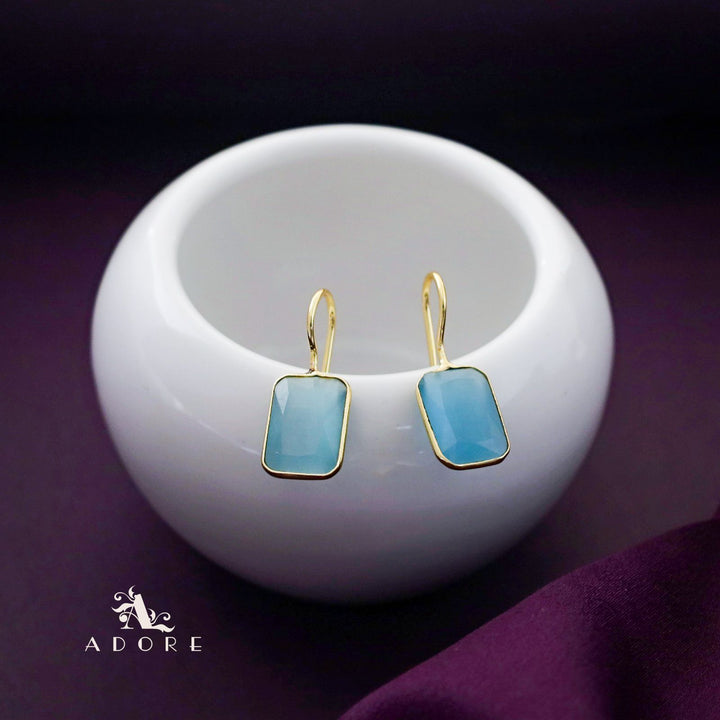 Cercel Rectangle Glossy Drop