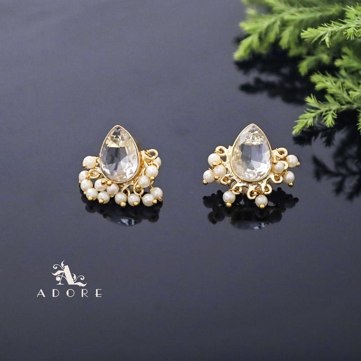 Ciriyac Glossy Cluster Pearl Earring