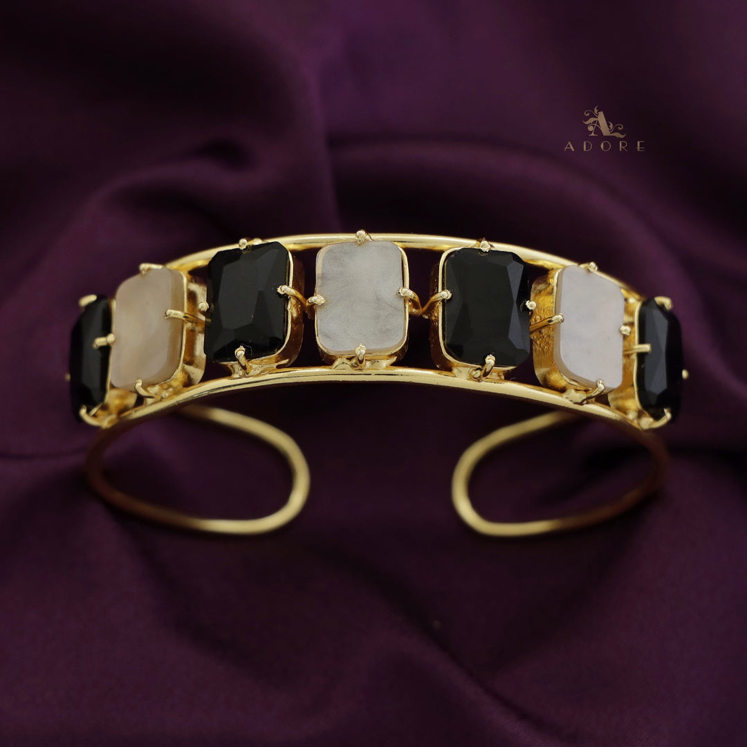 Adonai 7 Stone Rectangle Bangle