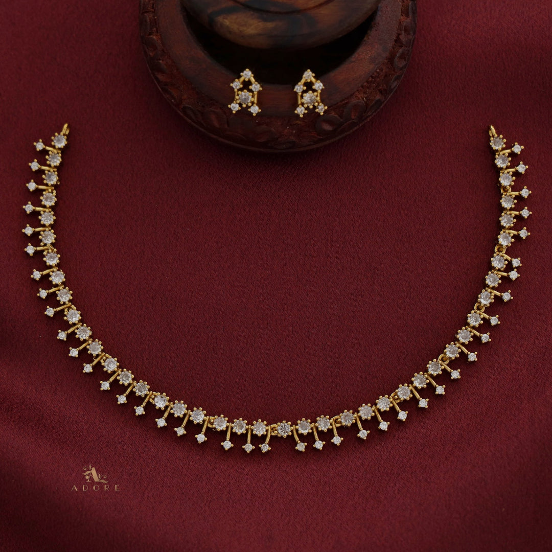 Mithraksha Short Neckpiece With Stud