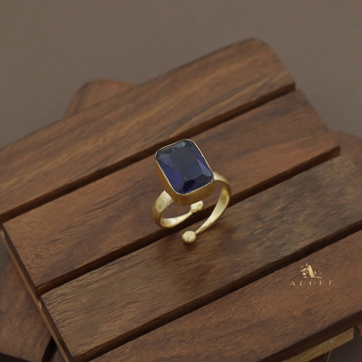 Single Stone Ring (Colour Options) Medium Size