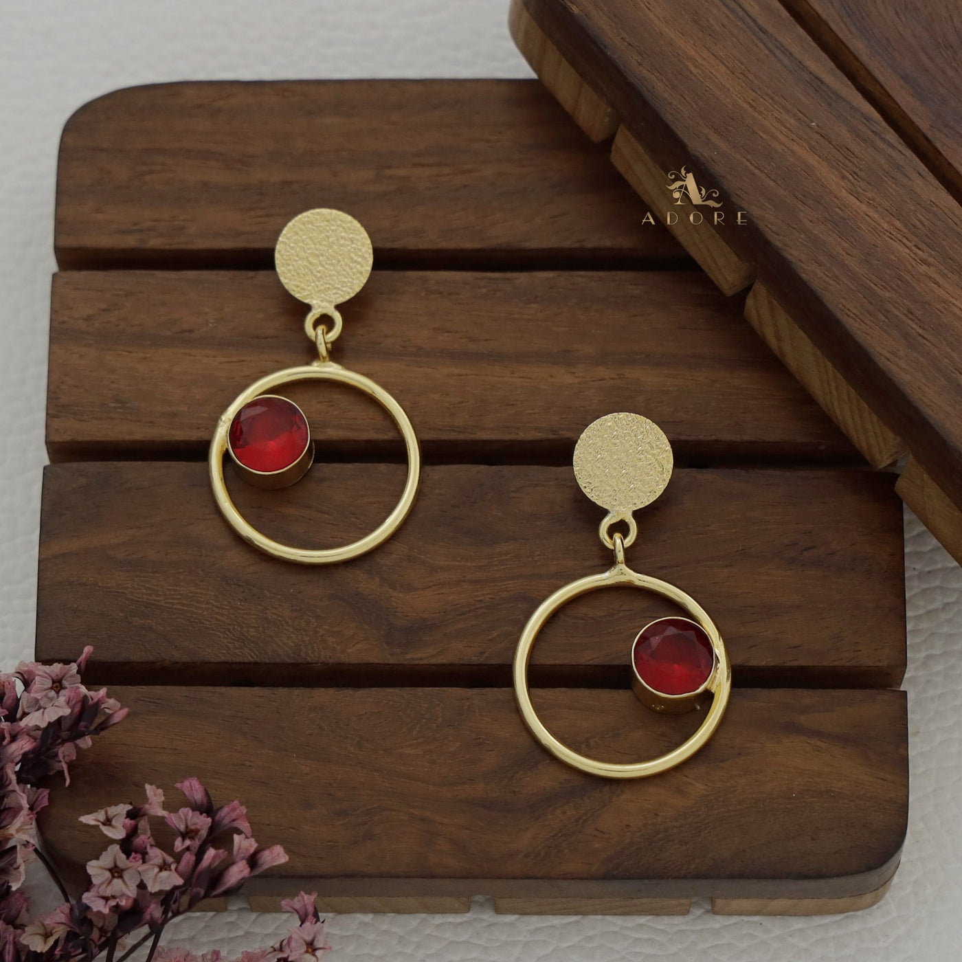 Lizo Round Glossy Earring