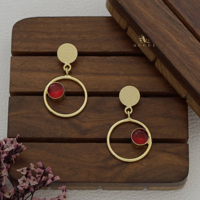 Lizo Round Glossy Earring