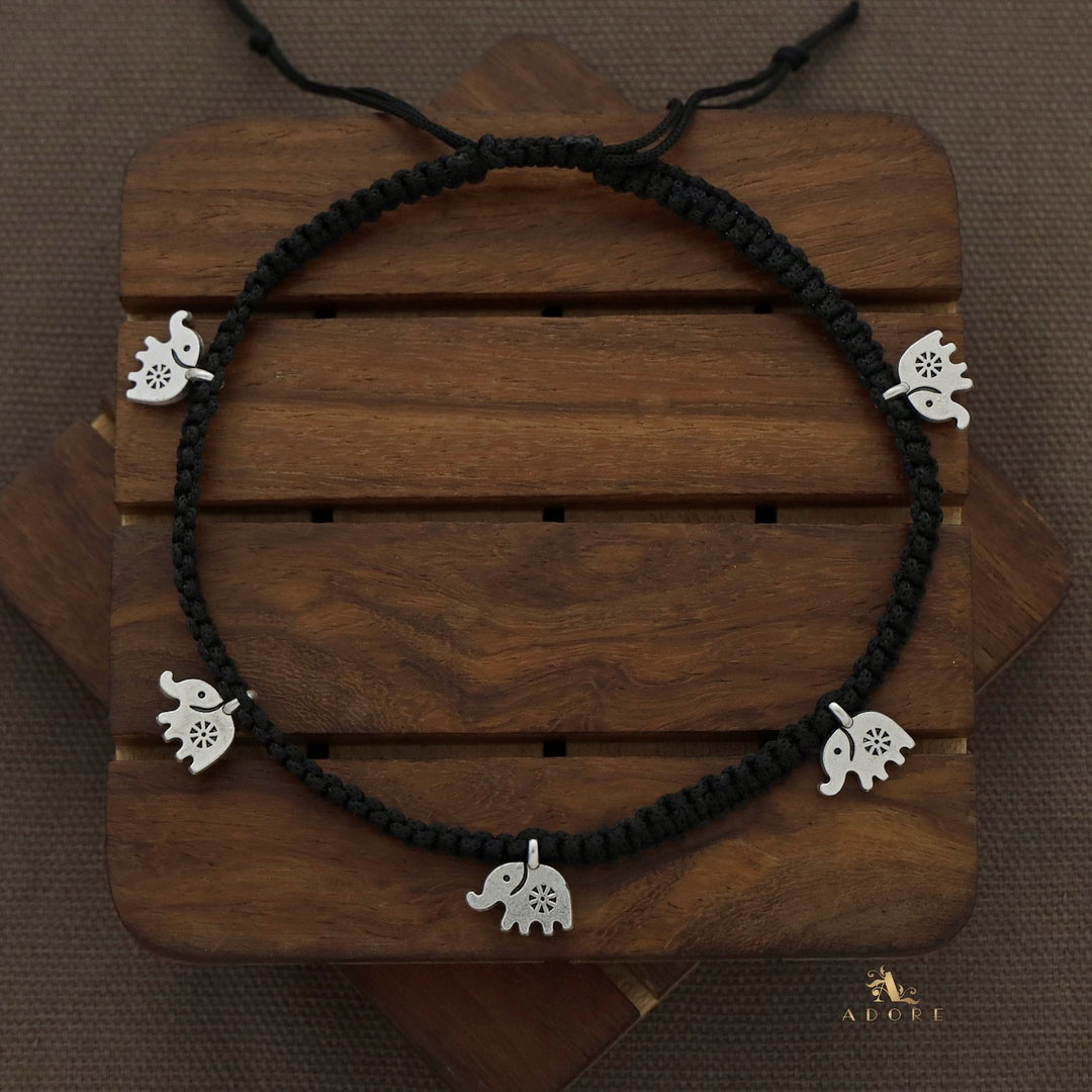 Silver Thread Anklet (Single Piece)