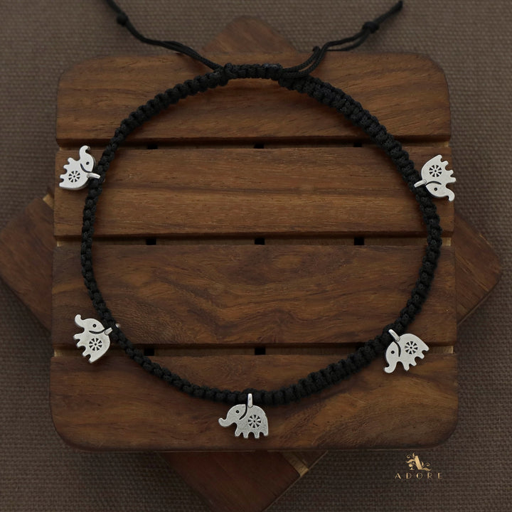 Silver Thread Anklet (Single Piece)