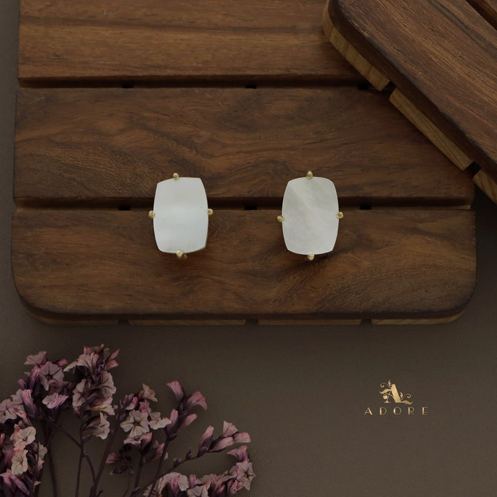 Elna Rectangle & Drop MOP Choker/Short Neckpiece Combo