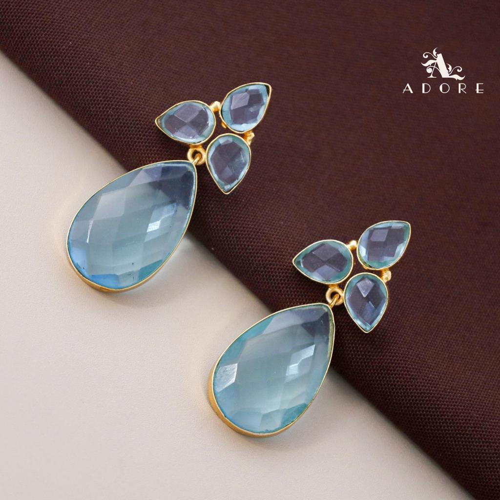 Bella Crystal Earrings (Premium Finish)