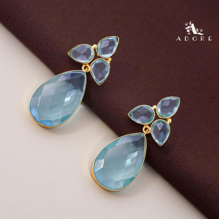 Bella Crystal Earrings (Premium Finish)