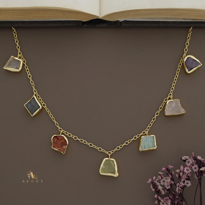 Thinkal 7 Raw Stone Neckpiece