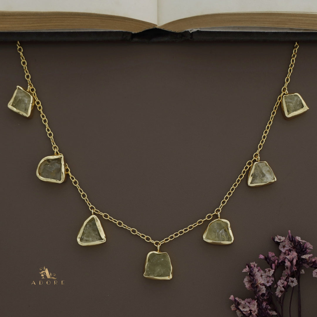 Thinkal 7 Raw Stone Neckpiece