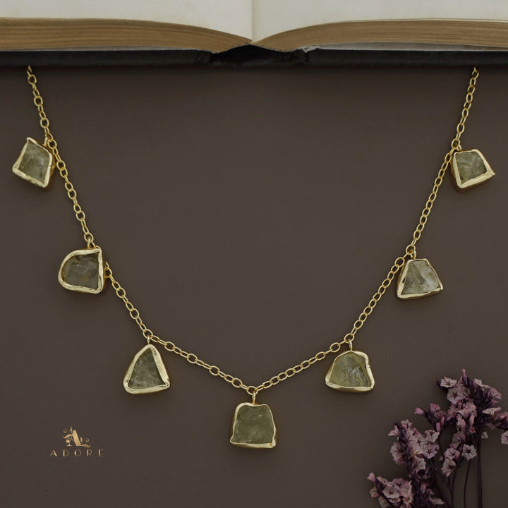Thinkal 7 Raw Stone Neckpiece