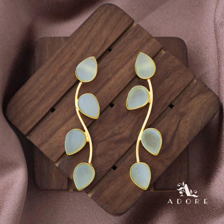 Curly Leaves Earring (Premium)