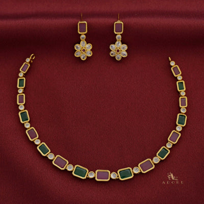 Krithika Short Neckpiece With Earring