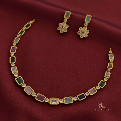Krithika Short Neckpiece With Earring