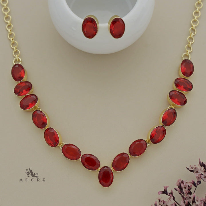 Glam Neckpiece Plus Stud