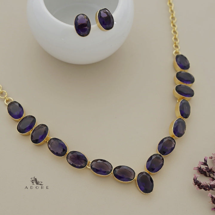Glam Neckpiece Plus Stud