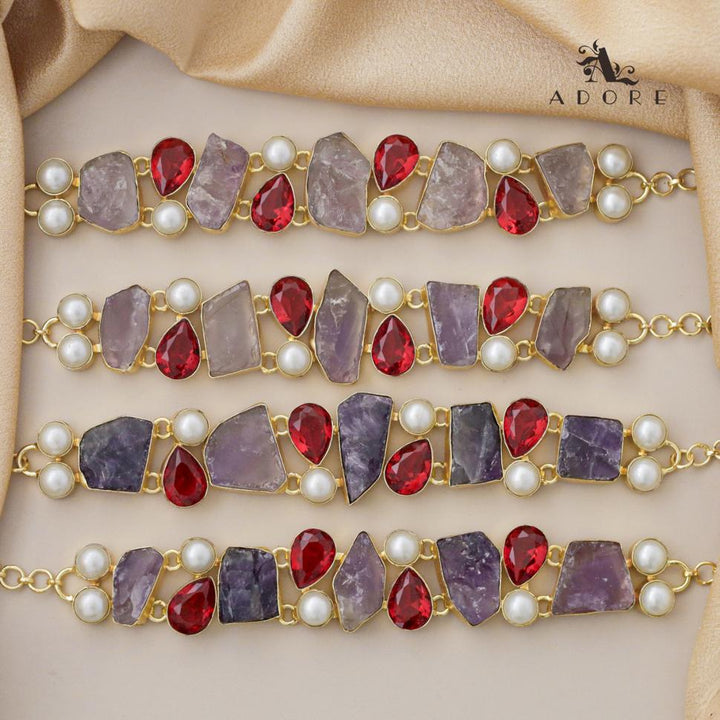 Vismaya Amethyst Choker