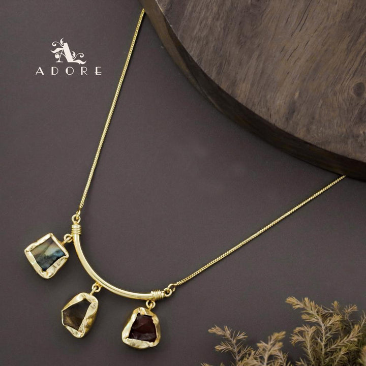 Amba Three Stone Neckpiece