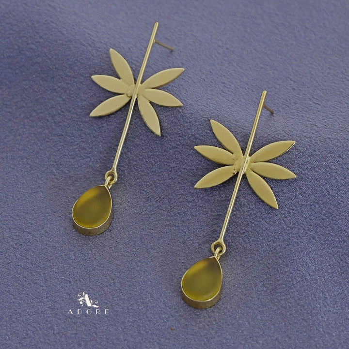 Miya Flower Drop Earring