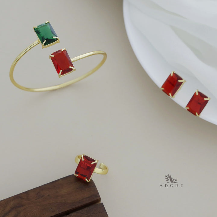 Abrianna Bracelet Combo Set (Bracelet + Ring + Stud)