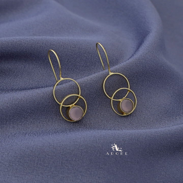 Golden Tri Round Glossy Drop