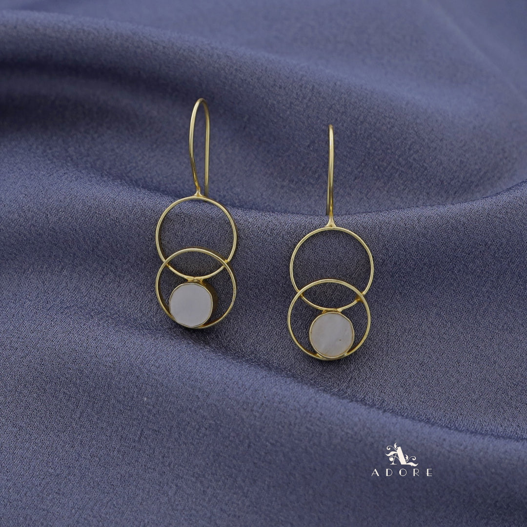 Golden Tri Round Glossy Drop