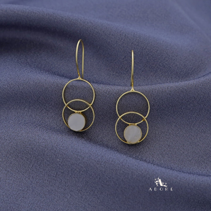 Golden Tri Round Glossy Drop