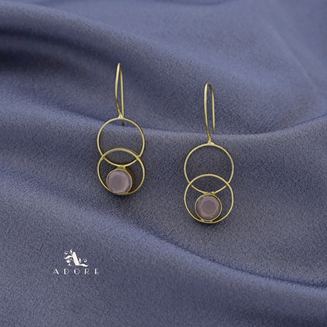 Golden Tri Round Glossy Drop