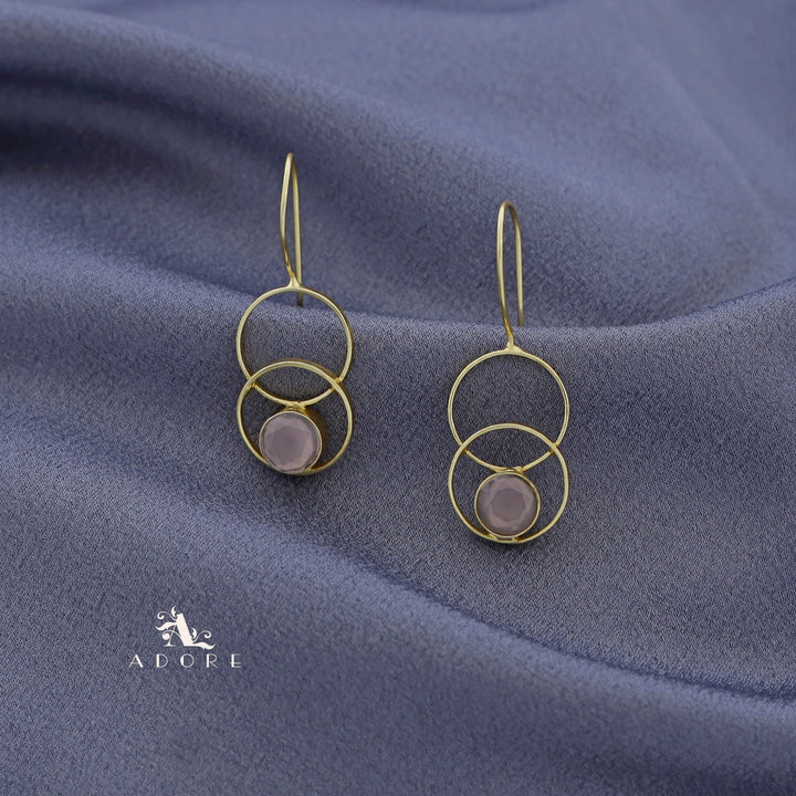 Golden Tri Round Glossy Drop